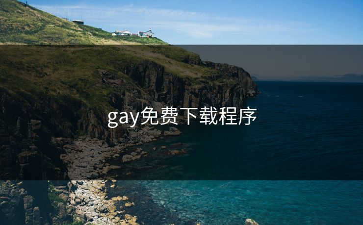 gay免费下载程序